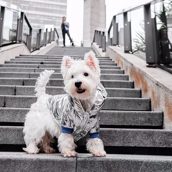 

French Bulldog Winter Warm Jacket Pet Dog Coat Small Medium Dogs Hoodie Clothes Schnauzer Teddy Pomeranian Dropshipping TPC09