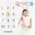 Ins hot ewborn baby Monthly Growth Milestone Background Одеяло фото реквизит Ткань для ковра baby boy girls Photography Accessories