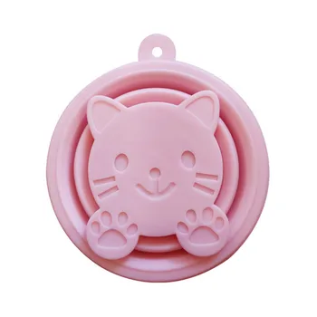 

Cute Pet Silicone Folding Cup Portable Retractable Outdoor Travel Wash Cup JS22