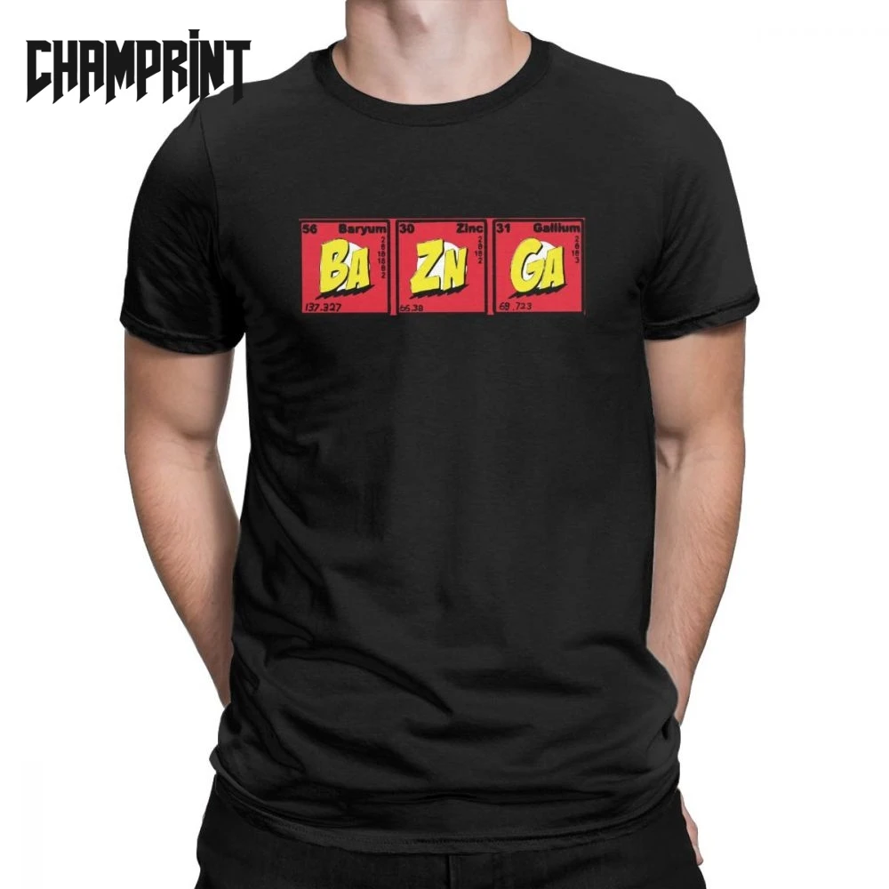 Мужские футболки с надписью The Big Bang Theory Bazinga Sheldon Cooper Geek TBBT топы из чистого хлопка