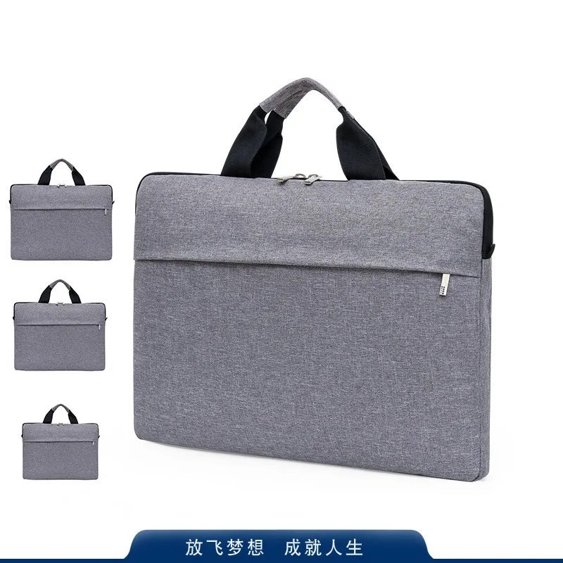

Ultra-thin laptop bag 13/14 inch men's shockproof shoulder bag liner notebook bag casual simple large capacity large laptop bag