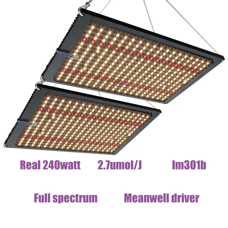 Cheap quantum board Led Grow Light Full Spectrum Samsung lm301b QB288 3500K/4000K/3000K+660nm Meanwell driver 120w/240w DIY parts