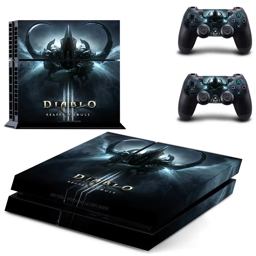 PS 4 Diablo sticker s PS4 Виниловая наклейка для кожи Play station 4 Adesivos Pegatinas для консоли playstation 4 и 2 контроллера
