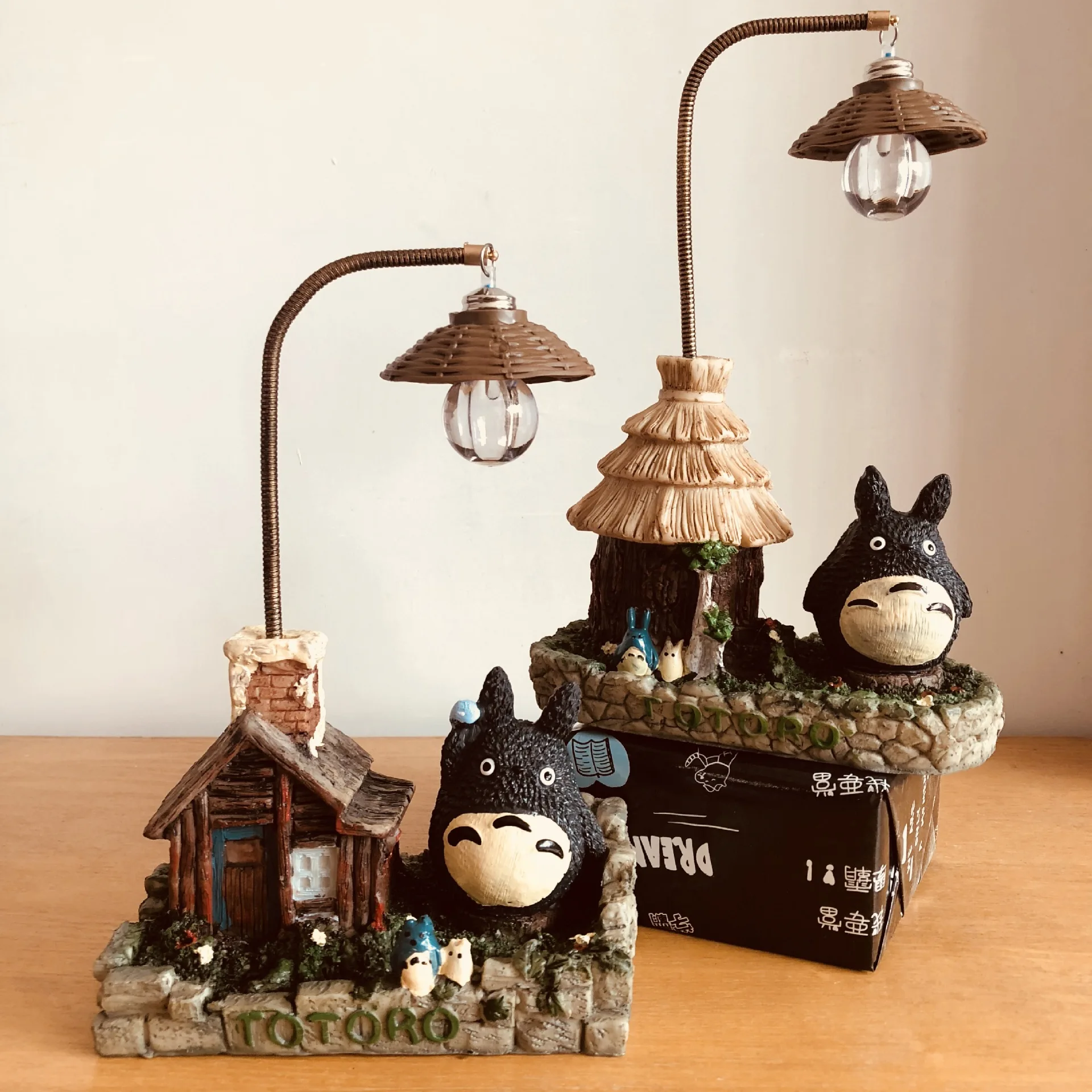 Anime Totoro Light My Neighbor Cute Kawaii Table Decoration Manga Accessories Room Desk Decor For Kids Child Gift Toys LED Lamp | Лампы и
