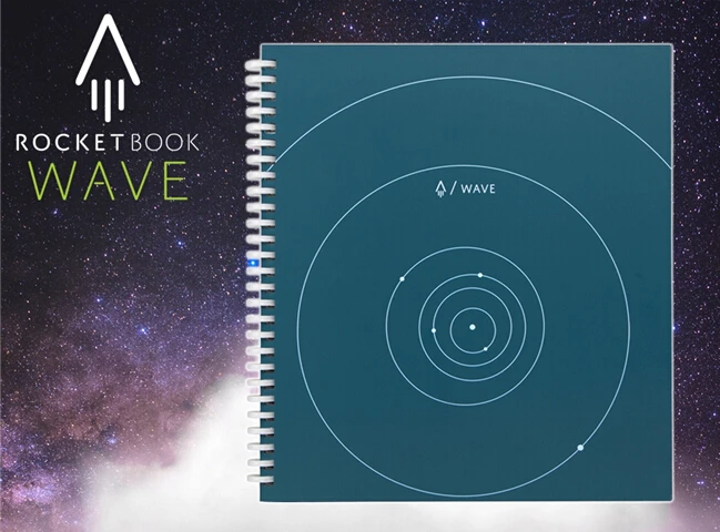 U.S. Rocketbook Wave smart notebook приложение делает фотографии и загружает их в облако и читает их