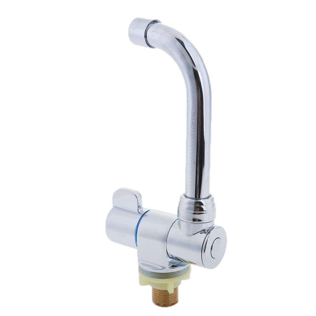 Marine Boat RV 360 Rotation Bathroom Kitchen Single Cold Water Faucet #007
