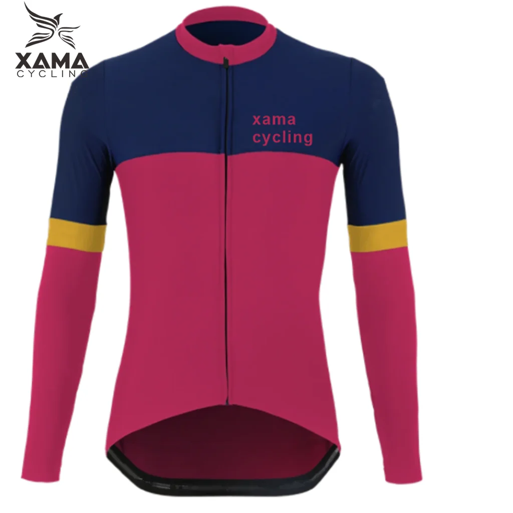 XAMA Cycling Winter Thermal Fleece Long Sleeve Jerseys Top quality Bicycle Racing Jersey Ciclismo Maillot Cycling Gear