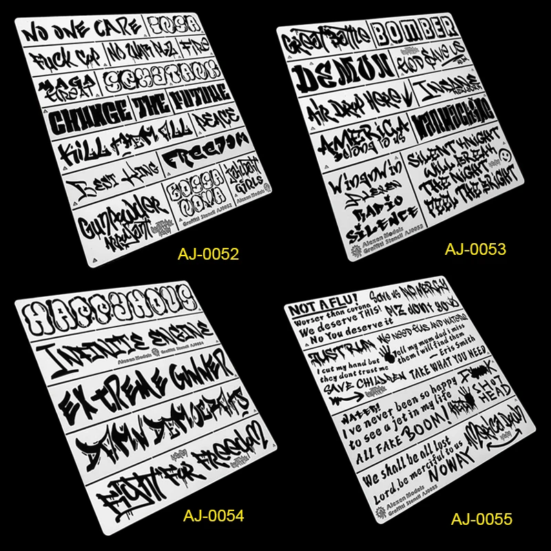 1/32 1/35 Special Leaking Plates For War Graffiti Military Broken Style Vehicle Scene Tank Model 80X80mm AJ0052/54 building block parts model building parts