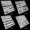 1/32 1/35 Special Leaking Plates For War Graffiti Military Broken Style Vehicle Scene Tank Model 80X80mm AJ0052/54 1