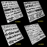 1/32 1/35 Special Leaking Plates For War Graffiti Military Broken Style Vehicle Scene Tank Model 80X80mm AJ0052/54 1