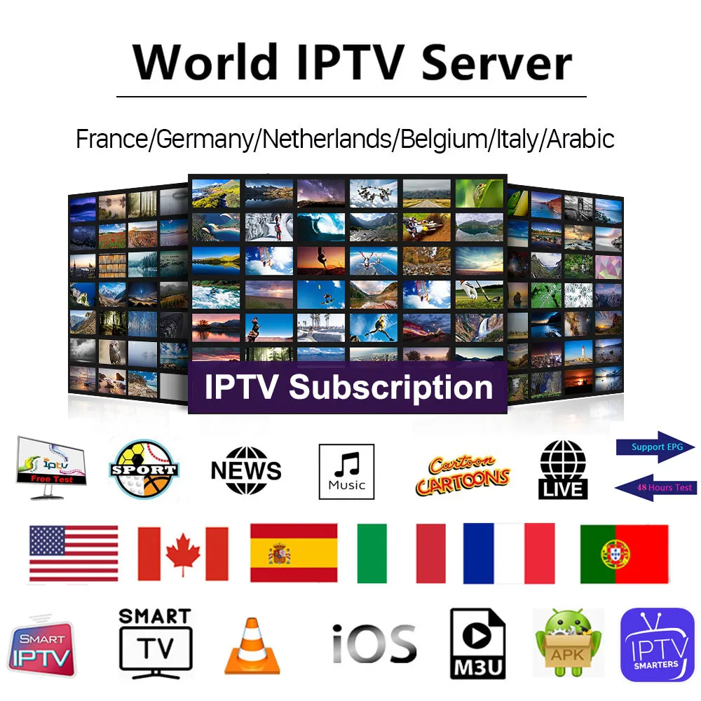 1 год 7500+ Live IP tv подписка Код IP tv Швеция арабский Германия Канада Франция Бельгия Испания Португалия, Италия Турция греческий IP tv