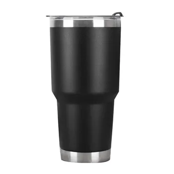 

Stainless Steel Vacuum Cooling, Vacuum Thermos, Double Cold, Double Thermos, Ice Cube Beer Glass Black 30 Ounces