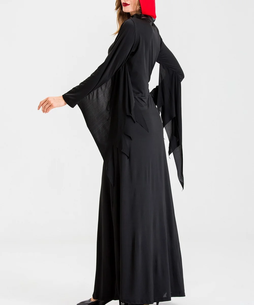 Готическое средневековое платье ведьма косплей костюм женские черные костюмы вампира Хэллоуин костюмы для женщин Ретро vestidos mujer
