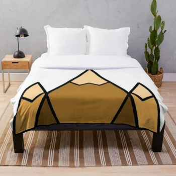 

Mountain 2 Blue Throw Blanket Soft Sherpa Blanket Bed Sheet Single Knee Blanket Office Nap Blanket