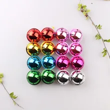 4 см лакированный в форме колокола металлический Гладкий вакуумный пар покрытие DIY рождественские принадлежности колокольчик сумочка кулон