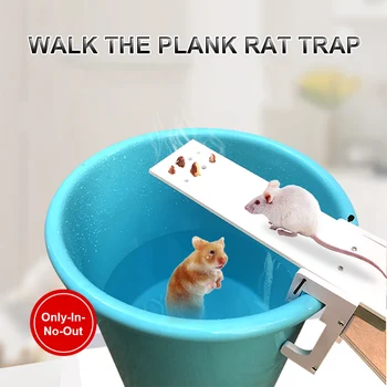 

DIY Home Garden Pest Controller Rat Trap Quick Kill Seesaw Mouse Catcher Bait Home Rat Traps Mouse Pest Mice Traps