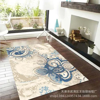 

The Sitting Room The Bedroom Tea Table Rugs Non-slip Mats Geometric Patterns Carpets Nordic Modern Simplicity Carpet