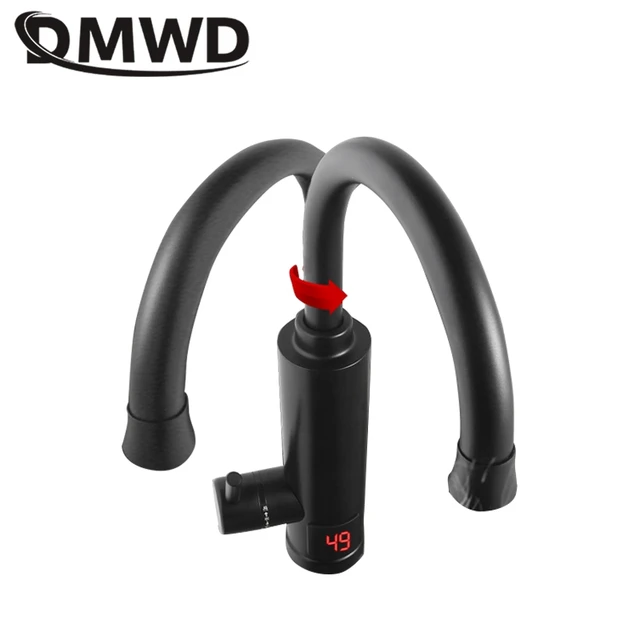 Electric Instant Water Heater Hot Cold Dual-use Heating Machine Instantaneous Faucet Tankless Tap Kitchen Tool Under Type 220V 4