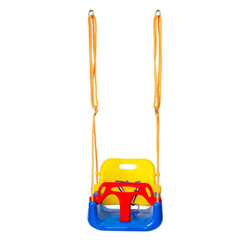 

Indoor Outdoor Safe Healthy Swing For Kids Toys for Children Baby Low Back PE Plastic Basket Fun Crazy Games Leisure Time