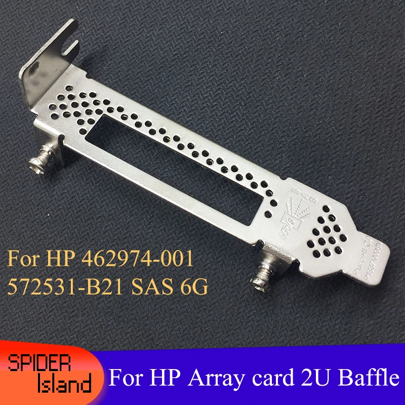 

30 шт 50 шт Raid card перегородка низкая Proflie 8 см HP 462974-001 572531-B21 SAS 6G массив карта 2U половина высоты Безель пустой