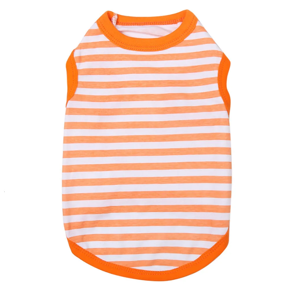 Одежда для домашних собак модный жилет для домашних животных Sunmmer Удобная дышащая полосатая одежда для кошек собак Одежда для щенков товары для домашних животных Тедди
