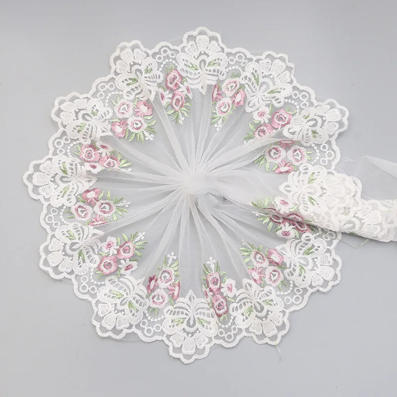 Low Price Mesh Water-soluble Embroidery Flower Lace Fabric DIY Clothes Skirt Dress Home Textile Sofa Pillow Sewing Decoration | Дом и сад