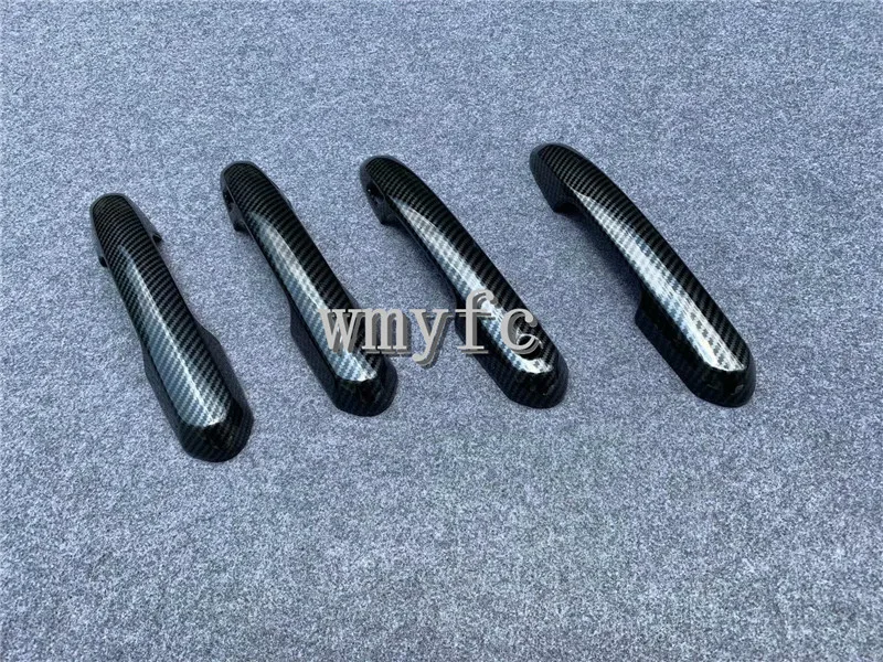 For Toyota RAV4 XA50 Silver or Black Titanium Car Door Handle and Door Bowl Cover Trim Molding Accessories