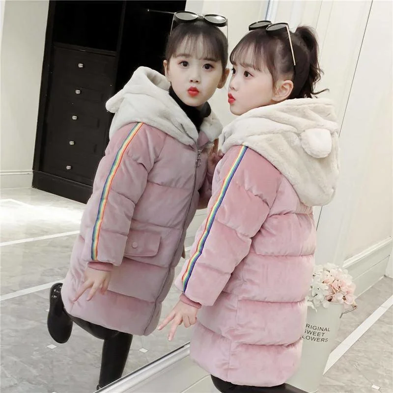 Ropa de invierno para chaqueta acolchada de plumón, Parkas para niña adolescente, chaquetas para mujer, abrigo, de abrigo de piel para - AliExpress Madre y niños