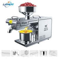 Oil Machine 7-11kg /H Automatic Cold Press High Speed Oil Extractor Extraction Temperature Control Peanut Coconut Oil Press 1