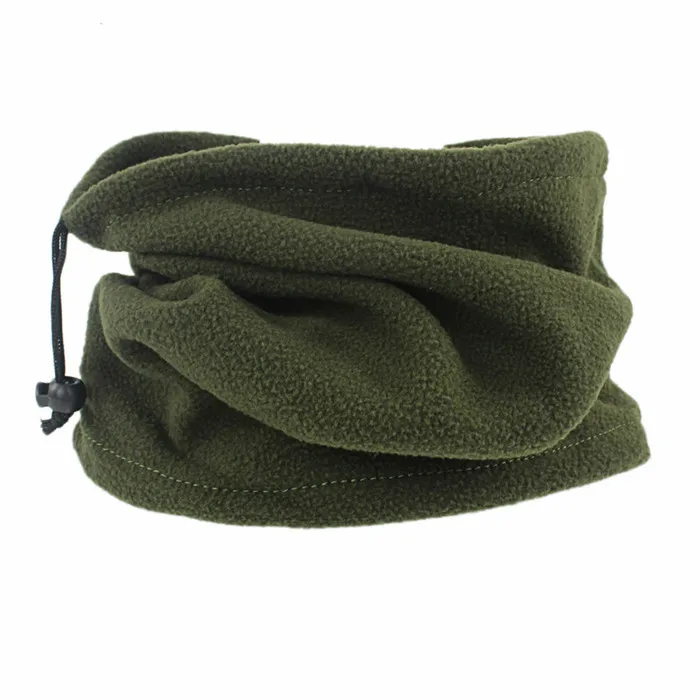 Army green 1 шт., 3 в 1, шапки унисекс, лыжный снуд, шарф для женщин и мужчин, теплый флисовый шарф, снуд для шеи, теплая маска для лица, зима, весна - Цвет: Army green