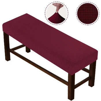 

Soft Stretch Dining Room Spandex Elastic Chair Bench Covers Slipcover Seat Protector for Living Room Kitchen Bedroom