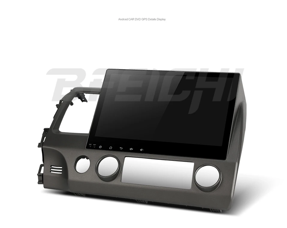 Discount android 9.0 PX30 car dvd gps player for honda civic 2006-2011 with radio gps navigation support mirror link steering wheel 15