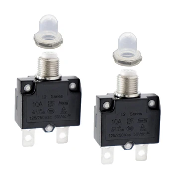 

2x 10Amp Circuit Breaker Thermal Breaker Thermal Protector Switch for Generator