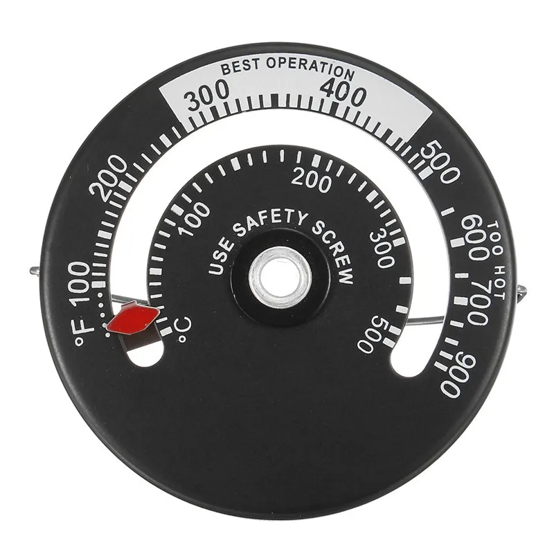 Magnetic Stove Flue Pipe Thermometer Multi Fuel Woodstove Woodburner Stove  Pipe Fan Thermometer Stove Burn Indicator - Thermometer Hygrometer -  AliExpress