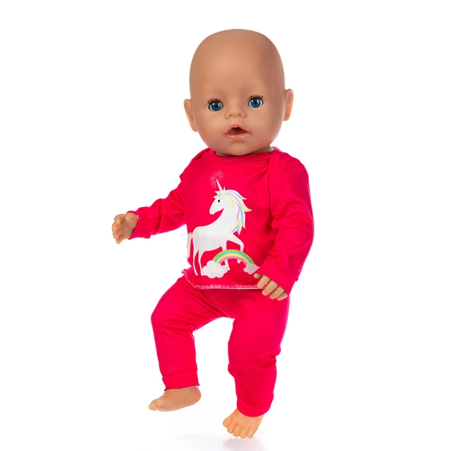 2021 Leisure Doll Clothes Born Baby Fit 17 inch 43cm Doll Accessories For Baby Festiival Gift 6