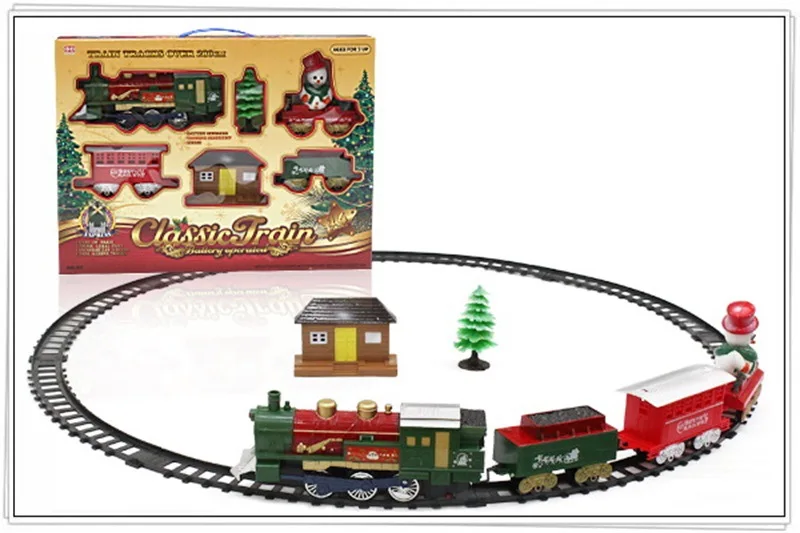 

CHILDREN'S Toy Electric Smoke Rail Train Model Model Classic Steam Train Smoke Train Set