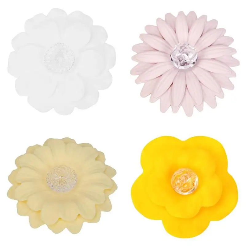 

Cute Flower Silicone Cup Lids Leakproof Heat Resistant Reusable Sealed Cover Cap Not Easy to Change Shape and Very Firm