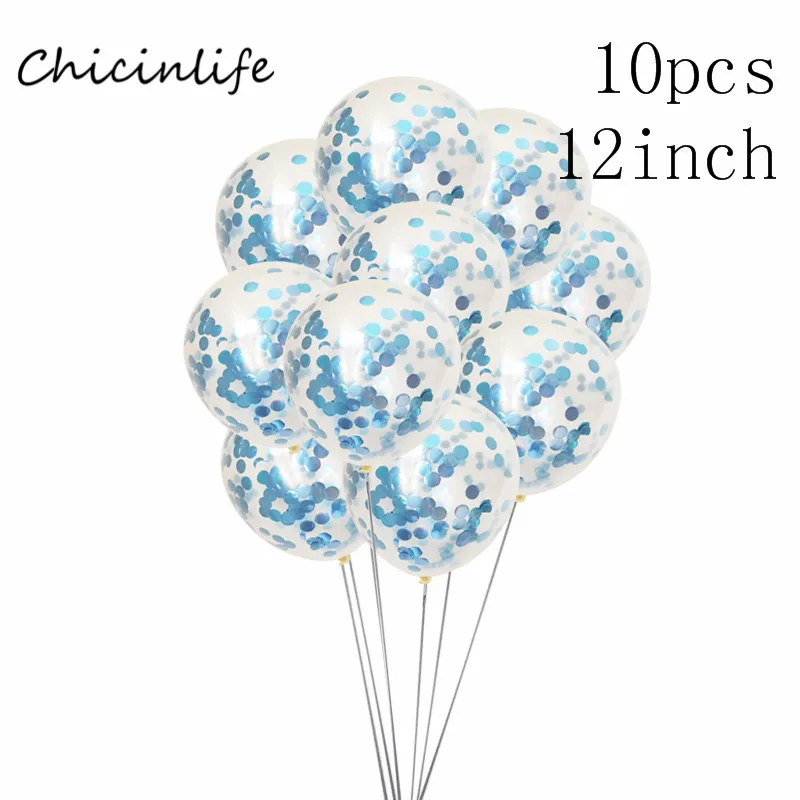 Chicinlife 5 шт. синий 1 2 3 4 5 6 7 8 9 лет на день рождения фольги шары вечеринка для мальчика день рождение украшения для душа - Цвет: 10pcs