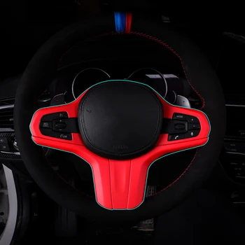 

Car Steering Wheel Cover Trim Frame Sticker For BMW G01 G05 G07 G20 G30 3 Styles Anti-Scratch Does Not Fade Decorative Stickers