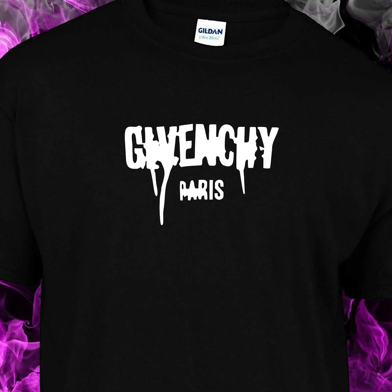 Givenc * y Париж-(капает) Молодежная Дамская приталенная унисекс S-2XL 100% хлопковая