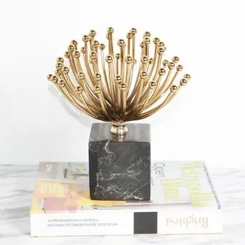 

Modern Light Luxury Flower Decoration Marble American Home Accessories European Style Living Room Decoration Luxury Furnishings