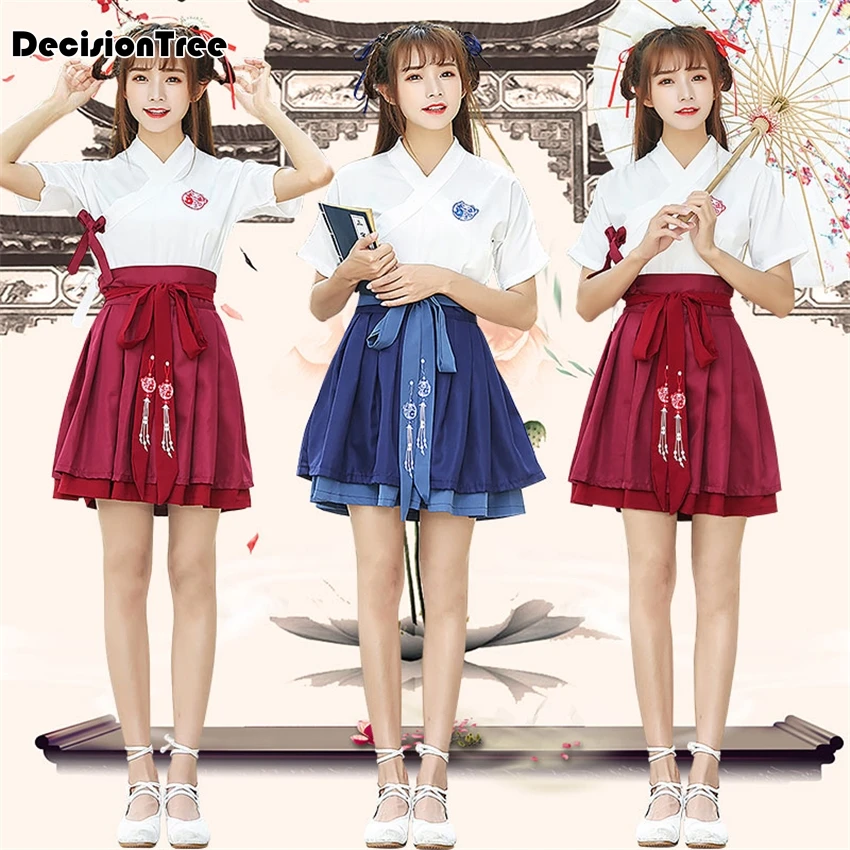 

2019 girl japanese style haori kimono skirt suit women traditional japan vintage party asian clothes yukata tea embroidery cos