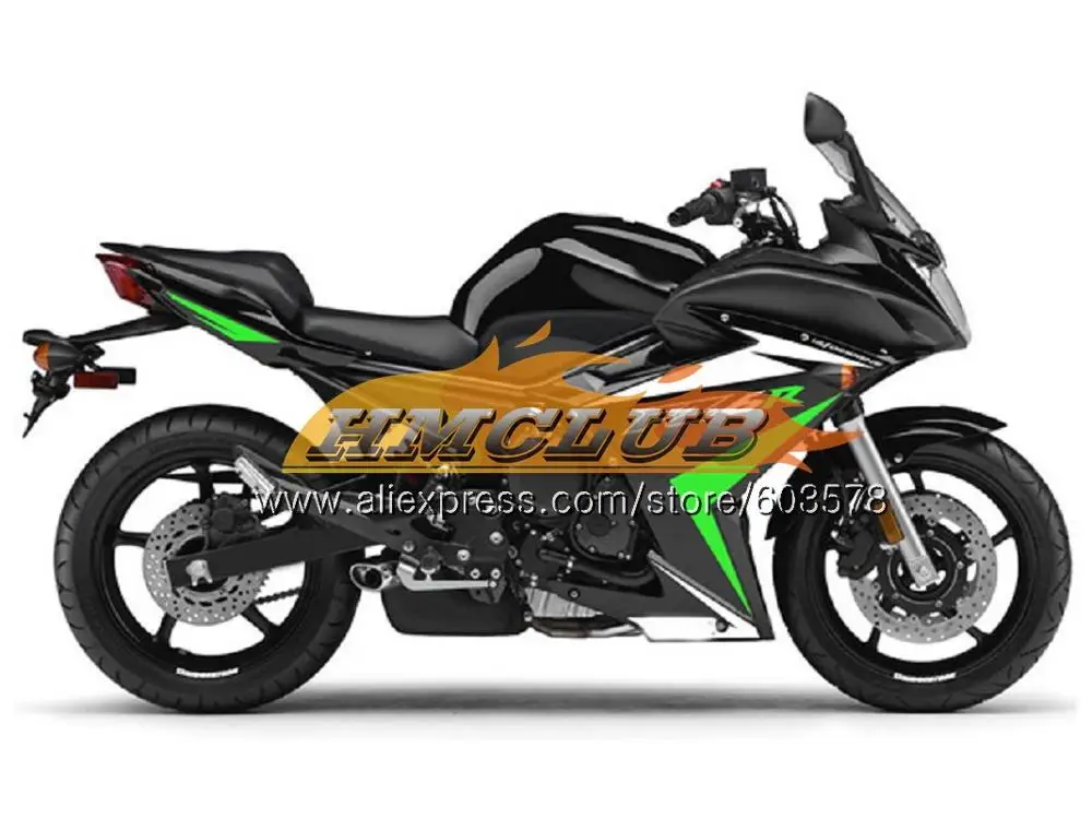 Корпус для YAMAHA FZ6N FZ6 R FZ-6R 2009 2010 2011 2012 2013 62CL. 4 FZ 6R FZ6R 09, 10, 11, 12, 13, 14, 15 лет, серого и черного цветов, обтекатель - Цвет: No. 15 Gloss