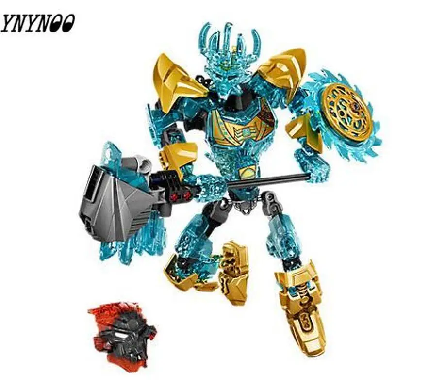 

KSZ 613-1 Biochemical Warrior Bionicle Ekimu the Mask Maker Building Block Toys Compatible With legoing Bela Bionicle 71312