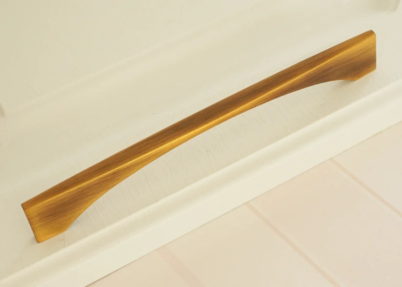 C handle 3,7" 5" 6," 7,55" Древние коричневые дверные ручки круглые ручки для выдвижных ящиков кухонный шкаф ручки для шкафа 96 128 160 192 мм - Цвет: C handle
