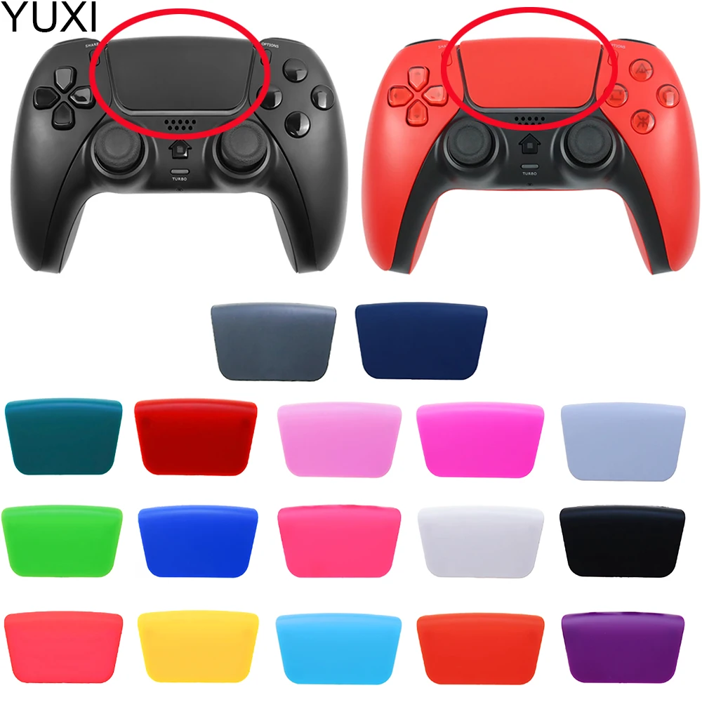 YUXI 10pcs For PS5 Replacement Plastic Touchpad For PS5 Controller Soft