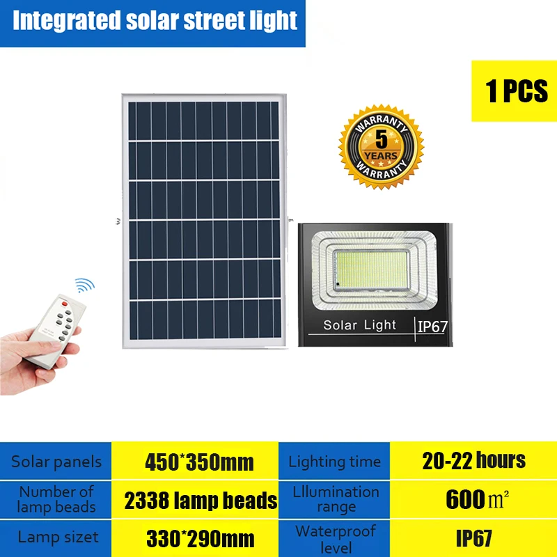 Solar LED Outdoor Street Light IP67 Waterproof Sensor Remote Control Multi-Function Highlight Lamp Suitable For Garden Festoon best solar lights Solar Lamps