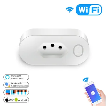 

Smart WiFi Phone Socket Voice Control Compatible Alexa Google Power Strip Lntelligent Remote Control Plug For Saving Electricity