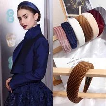 Просто Почувствуйте, толстая бархатная повязка на голову, Женская повязка для волос, Широкий наголовный обруч, модный обруч ручной работы, корейские аксессуары для волос для девочек