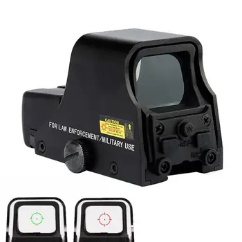 

551/552 Adjustable Inner Red Dot Holographic Scope Outdoor Hunting Scope HD Waterproof And Shockproof Scope